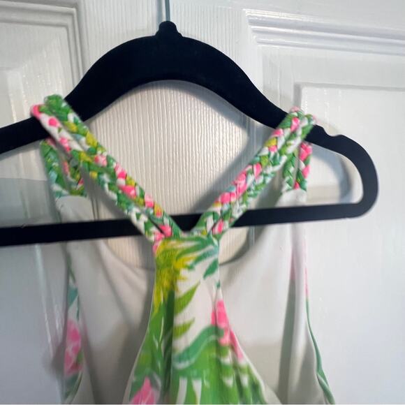 Tommy Bahama Palm Tree Dress tropical summer Dress size 6 preppy pineapple print - Picture 2 of 7